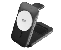 Ładowarka i akumulator 3MK MagRocket 3-in-1 Wireless Charger 15W Qi2 MPP Black 5903108643412